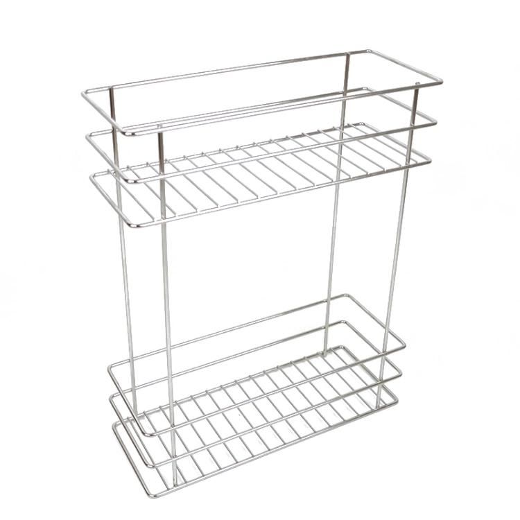 2 Tier Bathroom Rack 304 Stainless Steel Kitchen Storage Organizer Bathroom Shlef