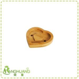 Heart Sharp Babmoo Soap Dish Soap Holder Natural Color 033