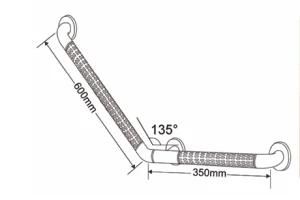 Disabled Bathroom Accessories Hospital 135 Degree Grab Bar