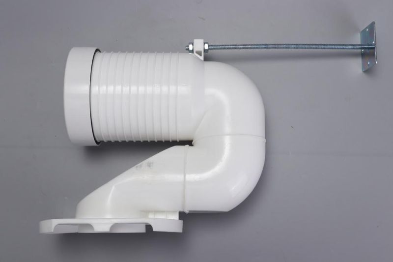 Wholesale Bathroom White Plastic Flexible Drain Hose Soil Pipe Wc Toilet Waste Pan Connector