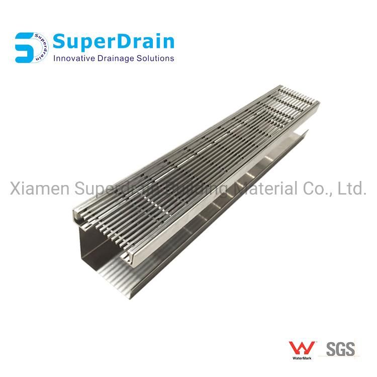 Sdrain Thresholds Invisible Drain for Balcony Against The Sliding Door