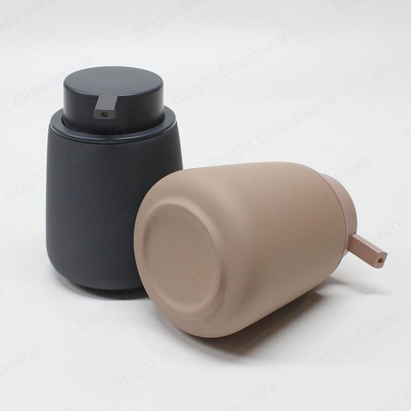 350ml Ceramic Soap Dispensers with Plastic Pump