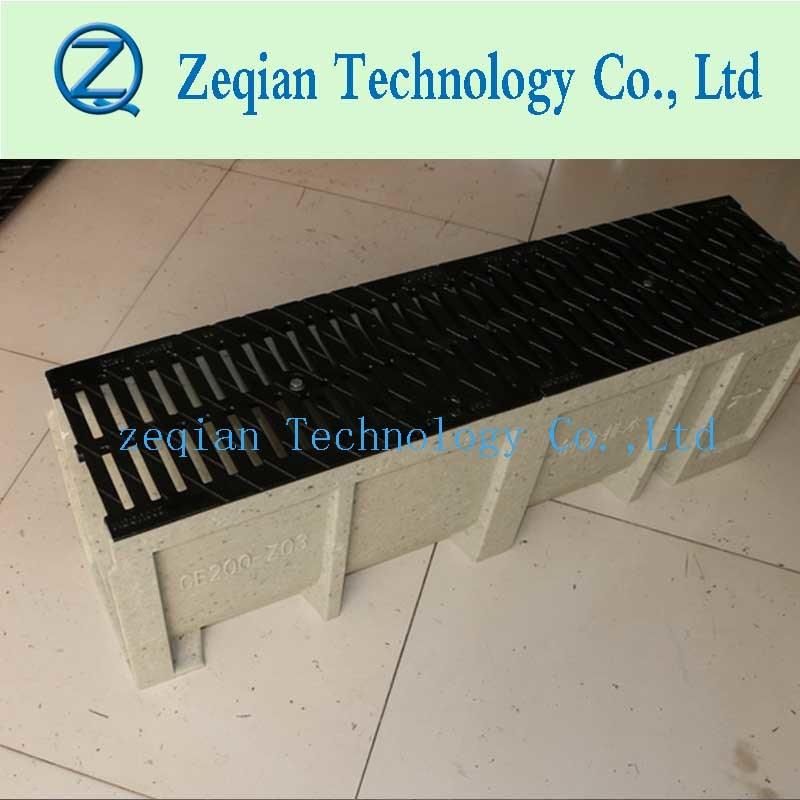 Ductile Iron Cover Polymer Concrete Linear Trench Drain