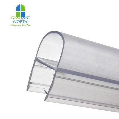 Bathroom PVC Seal Strip Glass Shower Door Bottom Waterproof Plastic Seal Door Seal