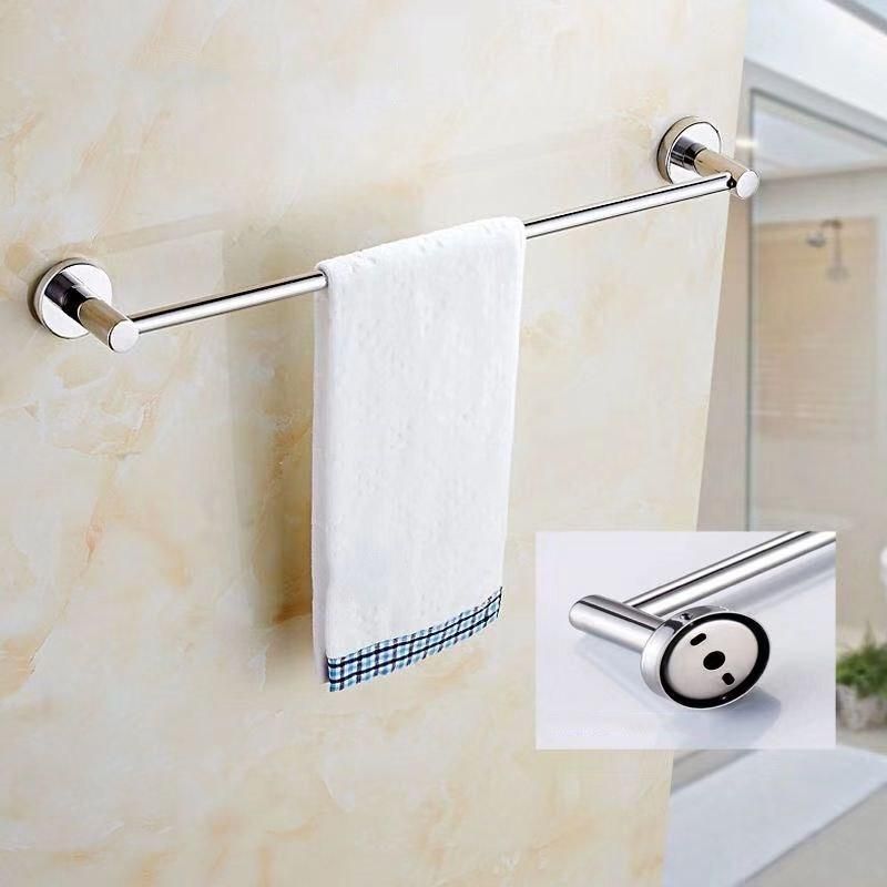 Wall Mount Stainless Steel Bathroom Accessories Single Towel Rack