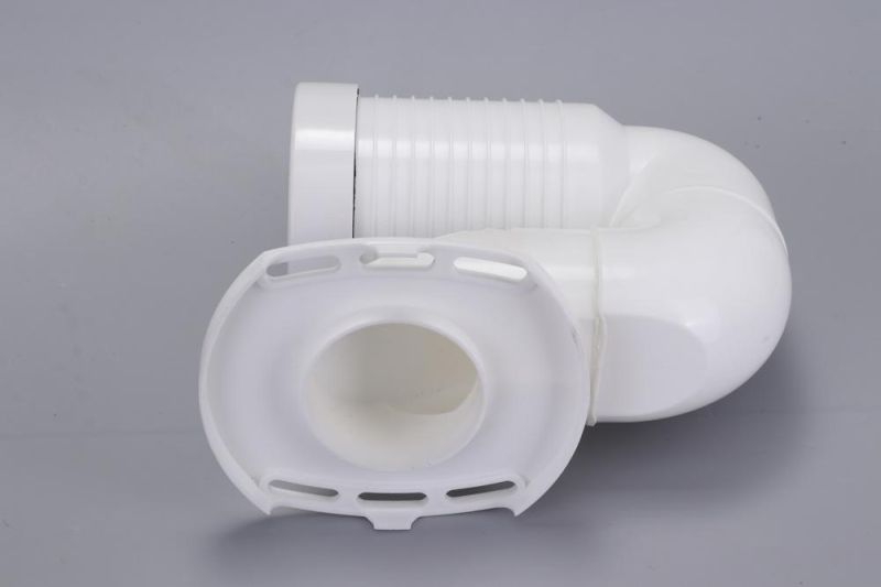 Wholesale Bathroom White Plastic Flexible Drain Hose Soil Pipe Wc Toilet Waste Pan Connector