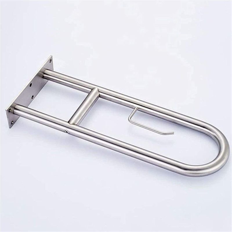 304 Stainless Steel U Type Grab Bar Toilet Support Handrail