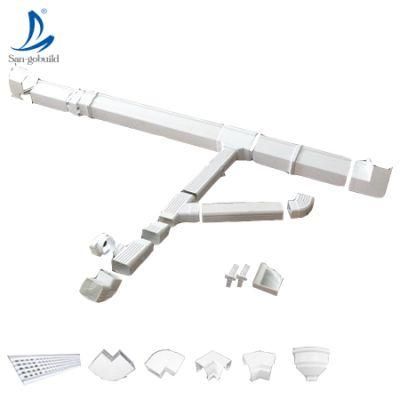 Slope Roofing Rainwater Draianges System/Rain Collector Downpipe/Plastic PVC Rainwater Gutters