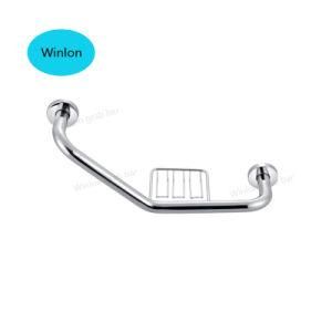 Bathroom Stainless Steel Grab Bar with Soap Dish Grab Bars Toilet Disabled
