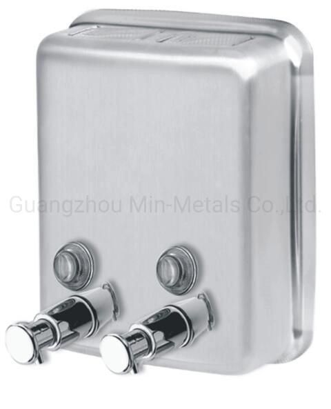 S. S. Manual Gel Soap Dispenser Hand Sanitary Two Headed Mx-SD807