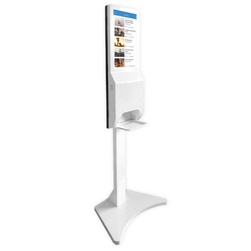 22 Inch Foot Operated Pedal LCD Stainless Hand Sanitizer Dispenser