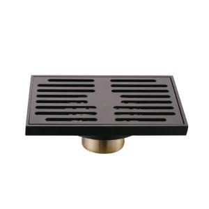 Brown Patina Brass 140*90 mm Floor Drain Drainer