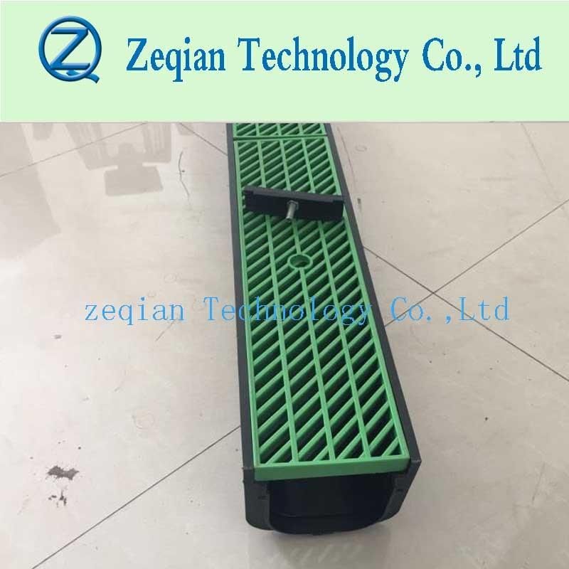 Galvanized Cover En1433 Trench Drains with Plastic Drain Channels