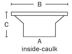 Round Cast Iron Inside-Caulk Floor Drain