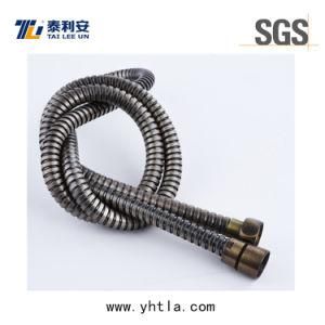 1.5m Antique Brass Plated Stainless Steel Flexible Extension Shower Hose (L1010-S)