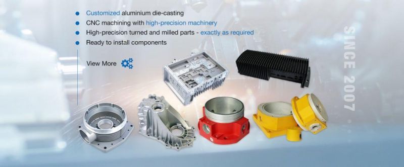 Custom Made Precision High Pressure Die Casting Aluminum Alloy Parts