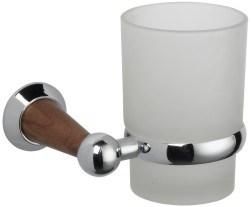 High Quality Bathroom Single Tumbler Holder with Glass Cup (JN11438)