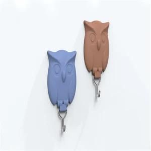 Multifunction PU Purse Key Towel Coat Self Adhesive Magic Animal Hook