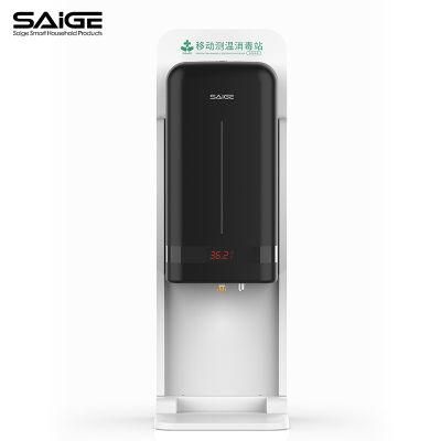 Saige 1000ml High Quality Automatic Thermometer Soap Dispenser with Holder