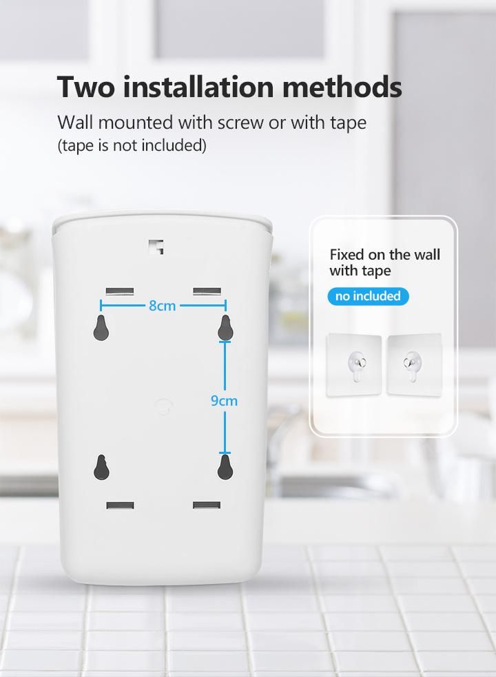 Bathroom Wall Mounted Soap Dispenser Dispensador De Sabao De Plastico