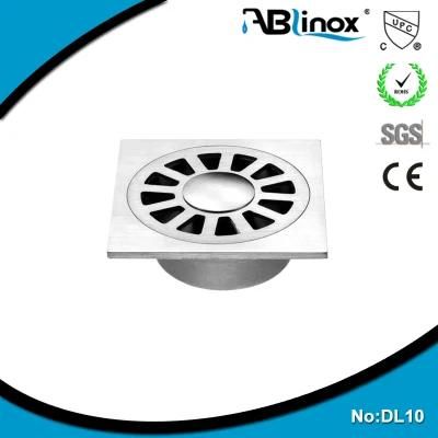 Stainless Steel Casting Sanitary Ware Odour Proof Satin Floor Drain for Domestic Wastewater/ Bathroom Accessories