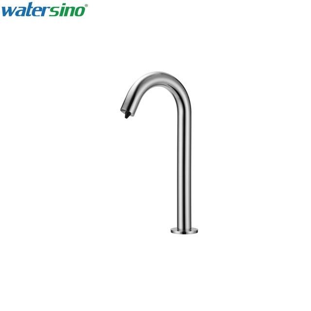 CE Public Use Bathroom Brass Chrome Automatic Infrared Touchless 2 Ways Sensor Water Liquid Soap Dispenser