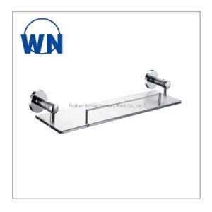 Bathroom Accessories Round Base Temper Glass Shelf Wn-A10