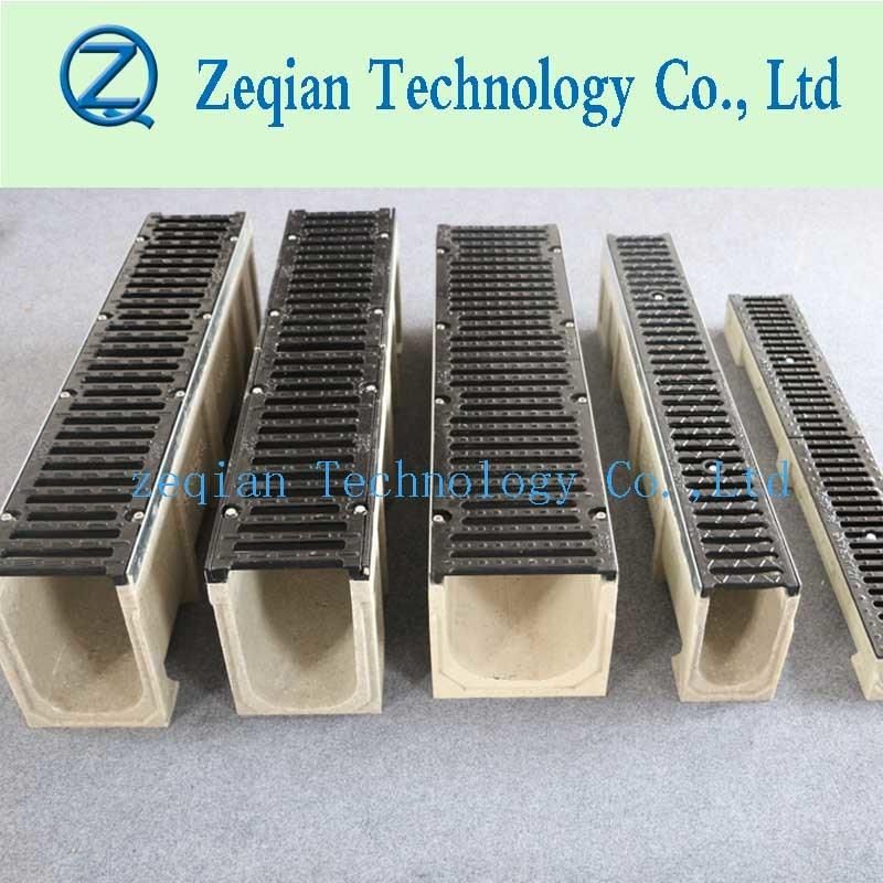 Polymer Drain Trench with Ductile Cover for Road and Industry