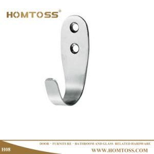 Bathroom or Washroom Public Coat Hanger Stainless Steel Coat Hook (H08)