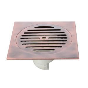 Red Bronze Brass 150*150 mm Strainer Floor Drainer