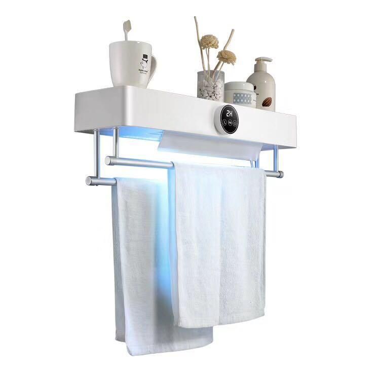 Electric Heating and UV Disinfection Aluminum Towel Drying Rack