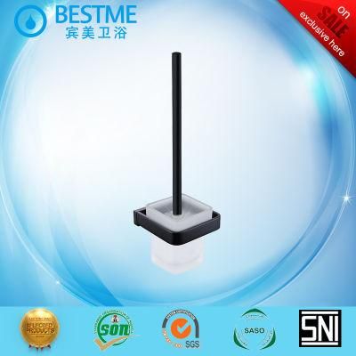Bathroom Accessories New Arrival Brass Black Toilet Brush Holder (BG-D21005K)