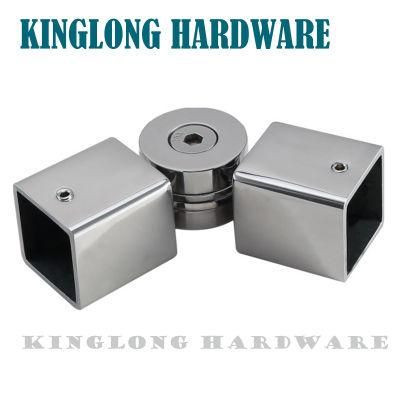 High Quality Bathroom Fitting Shower Room Sliding Door Square Tube Tie Rod Connectors