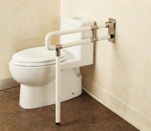 Standard Yellow or White Nylon ABS Toilet Disabled Handrails Grab Bar