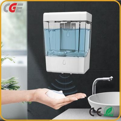 Soap Dispenser Automatic Kitchen Liquid Gel Dispenser Soap 600ml Refillable Hotel Bathroom Toilet Commercial Shower Sensor Dispenser
