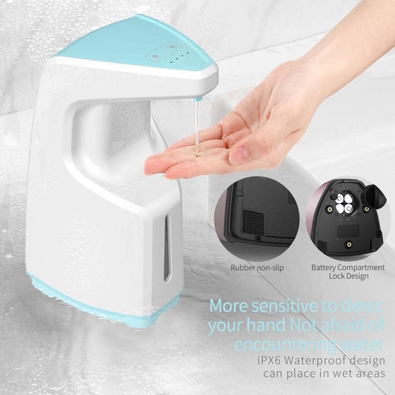 Adjusting Capacity Good Quality Desk Style Touchless Automatic Liquid Soap Dispenser Gel Hand Sanitizer Dispenser