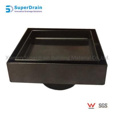 Sdrain Tile Insert Invisible Square Grate Stainless Steel Shower Drain