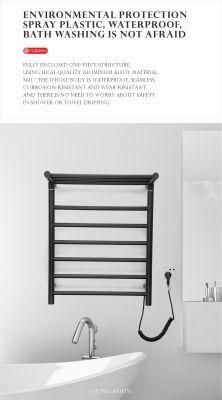 Wall Mounted Electric Heated Home Bathroom Towel Warmer Rack