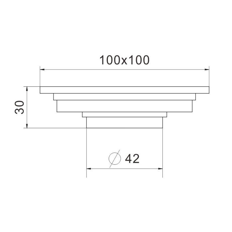 Bathroom Shower Odor-Resistant Brushed Nickel Finish Zinc Alloy Floor Drain