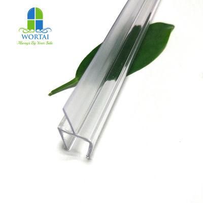 Clear Plastic Shower Seals Waterproof Weather Strip for 8mm Glass Door Seal