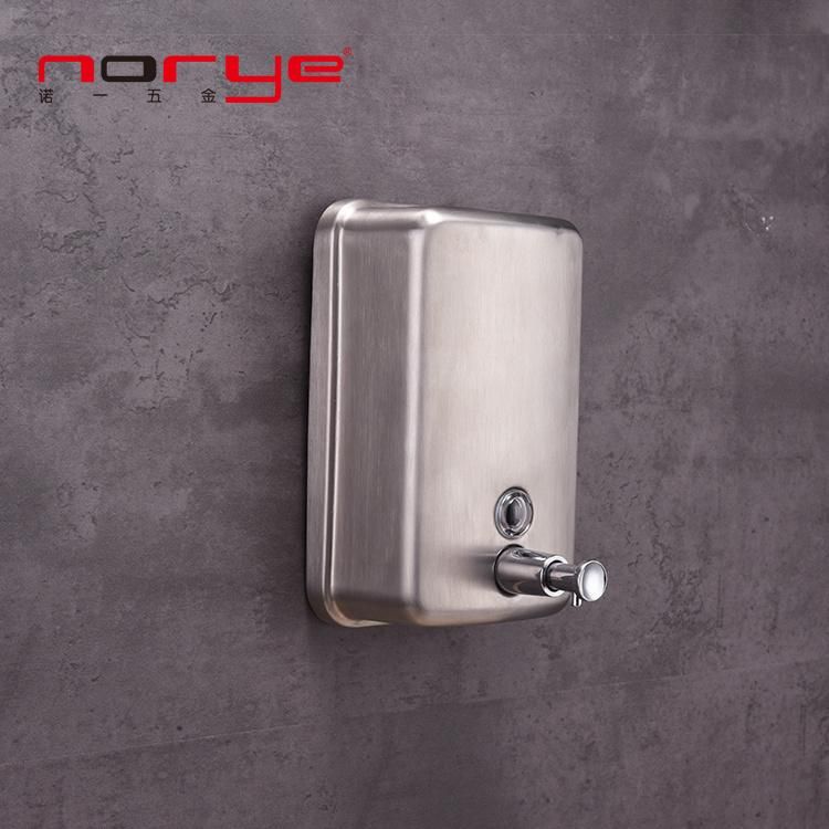 Factory Direct Wall Mounted Stainless Steel Liquid Soap Dispenser for Bathroom 800ml