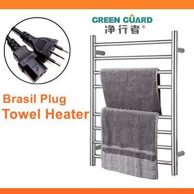 Traiditional Dry Heated Towel Racks Brasil Plug