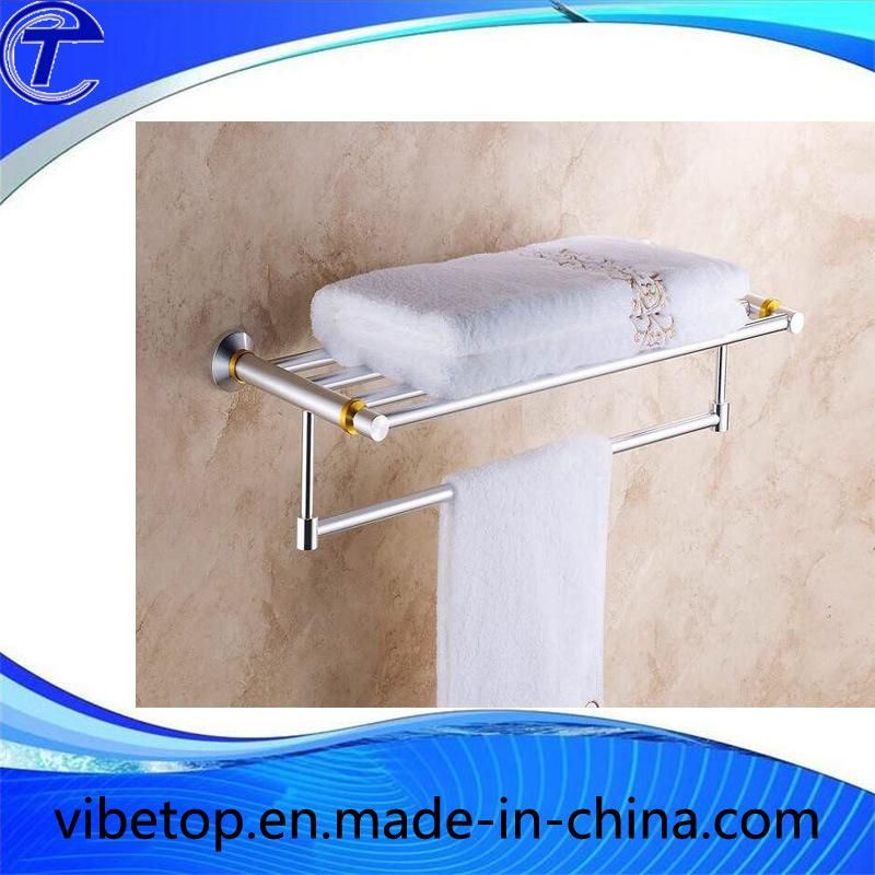 Double Pole Space Aluminium Towel Rack Tr-033