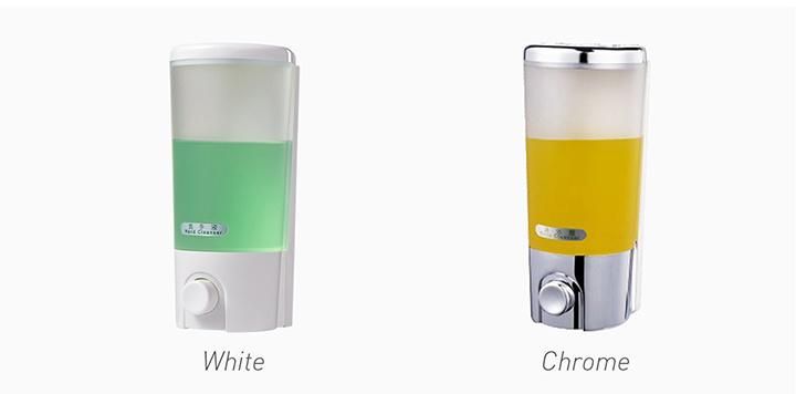 Hotel Wall Mounted Manual Soap Dispenser for Shampoo and Shower Gel