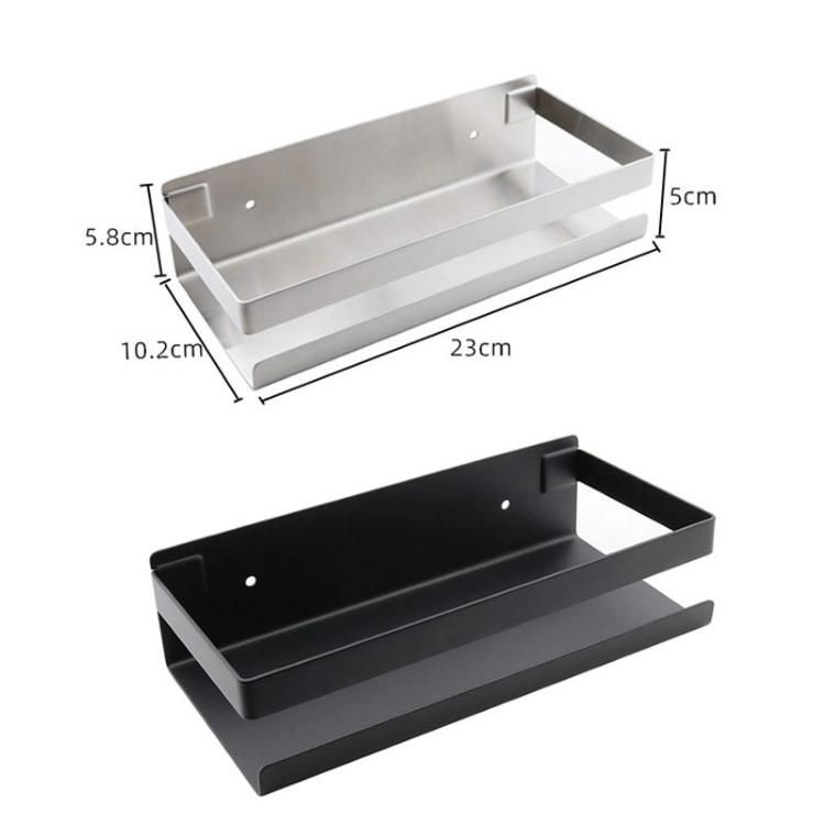 Home Multipurpose Kitchen Bathroom Shelf Wall Holder Storage Adhesive Rack Bathroom Rack Box Sticker Shower Rack Shelf