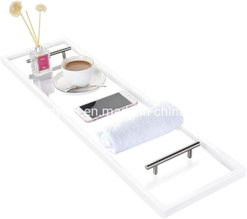 Wholesale Custom Clear Acrylic Bathtub Caddy