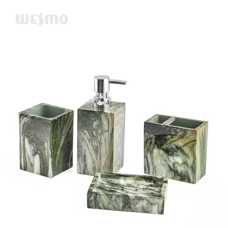 Elegant Design of Polyresin Bathroom Accessory 4-Piece Sets