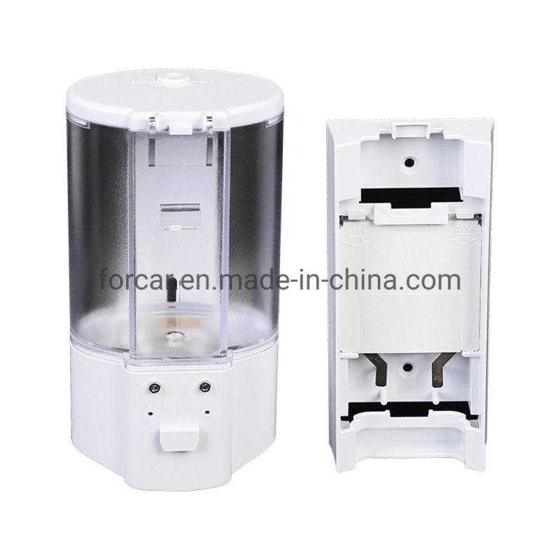 450ml Plastic Soap Dispenser Automatic Liquid Soap Dispenser Wall Mounted for Kitchen Bathroom