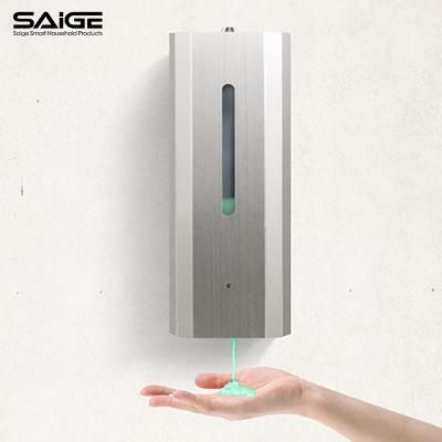 Saige 1000ml Refillable Automatic Hand Free Hand Sanitizer Dispenser Stainless Steel
