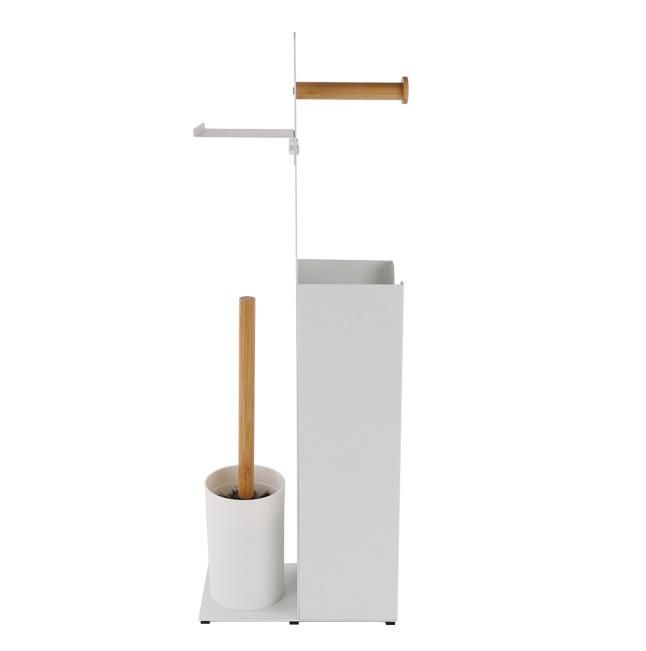 Bathroom Household Metal Iron Powder Coating Toilet Brush Paper Holder